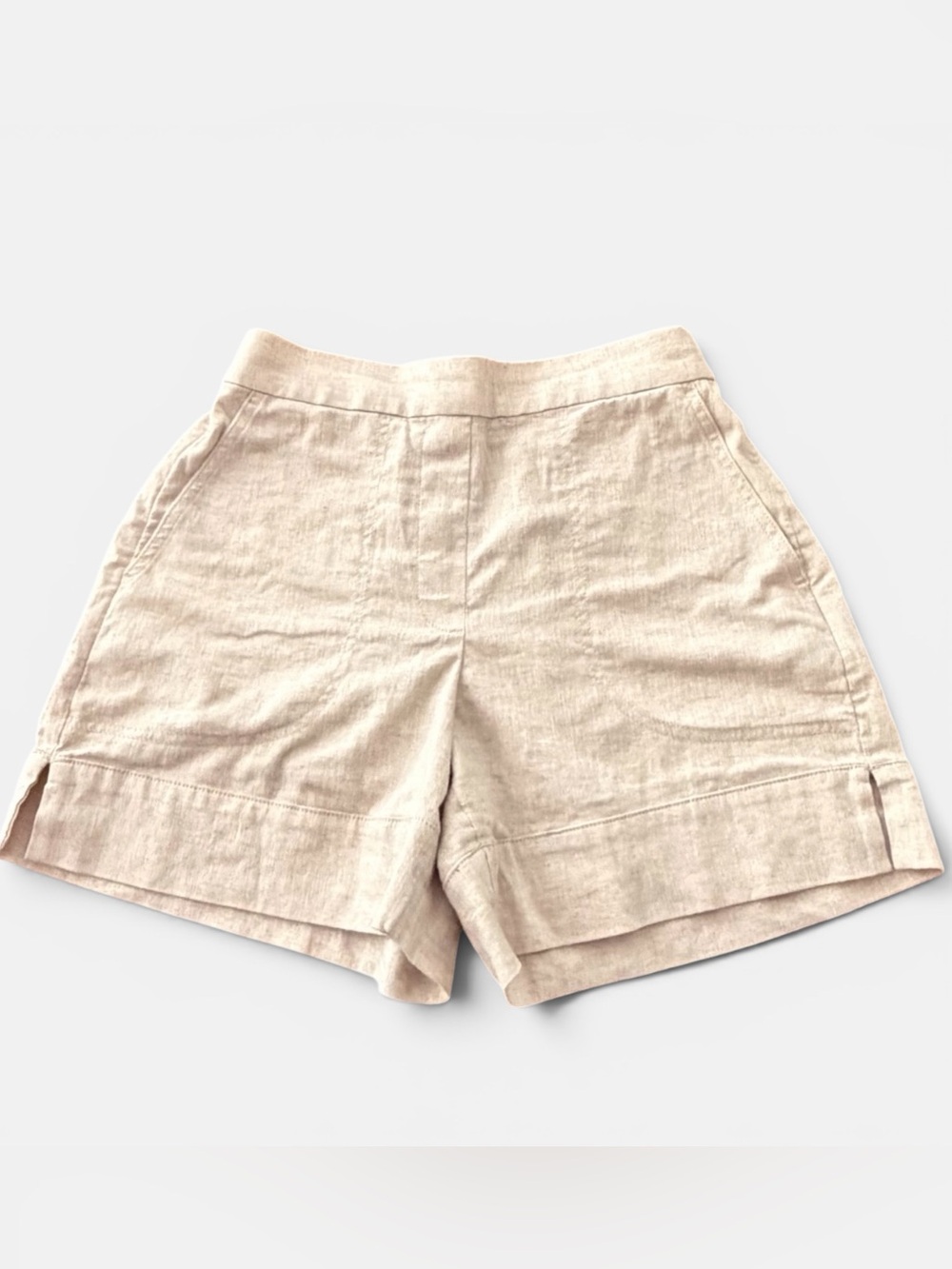 Banana Republic Light Beige Linen Blend Shorts